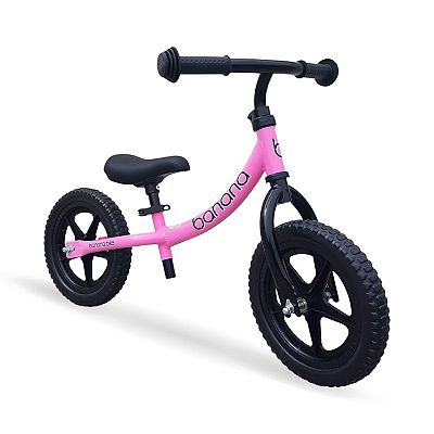 Banana Bike LT Lightweight Balance Bike for Kids 2 3 4 Year Olds Pink