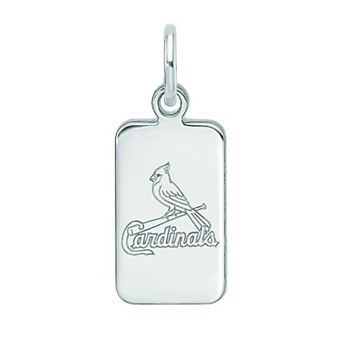 LogoArt Sterling Silver St Louis Cardinals Tag Pendant