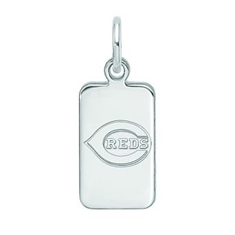 LogoArt Sterling Silver Cincinnati Reds Tag Pendant