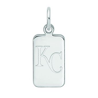LogoArt Sterling Silver Kansas City Royals Tag Pendant