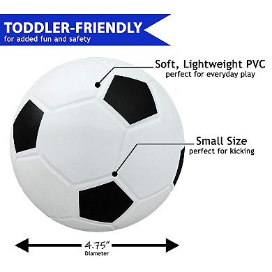 3-pack Mini Soft Kids Soccer Ball