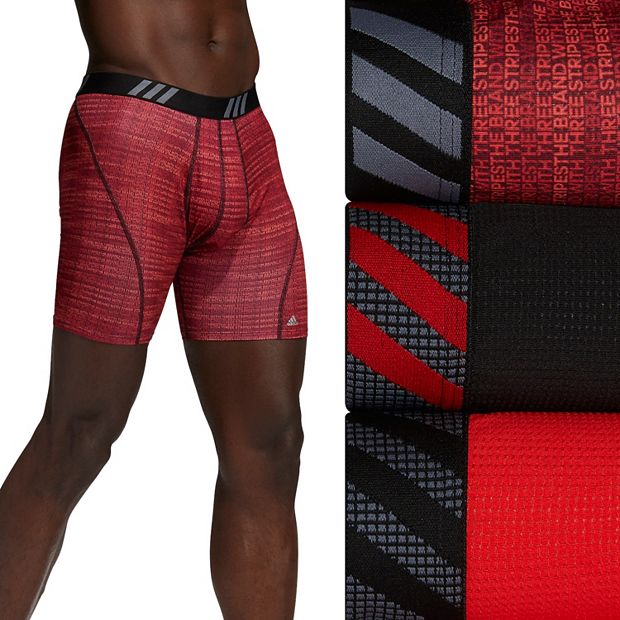 Men's adidas Sport Performance Mesh Graphic 3 Pack Boxer Briefs