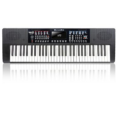 RockJam 61-Key Keyboard Piano with Keynote Stickers & Lessons