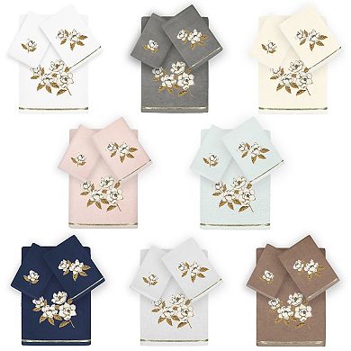 Linum Home Textiles Maggie 3-piece Embellished Towel Set