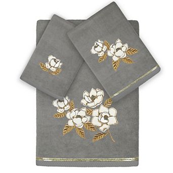 Linum Home Textiles Maggie 3 pc Embellished Towel Set