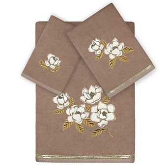 Linum Home Textiles Maggie 3 pc Embellished Towel Set