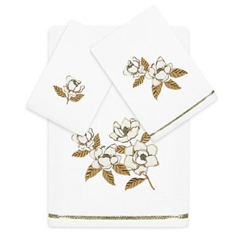 Linum Home Textiles Maggie 3 pc Embellished Towel Set