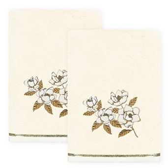 Linum Home Textiles Maggie 2 pc Embellished Bath Towel Set