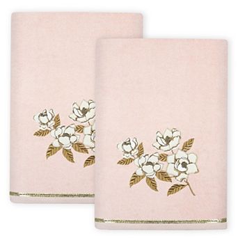 Linum Home Textiles Maggie 2 pc Embellished Bath Towel Set