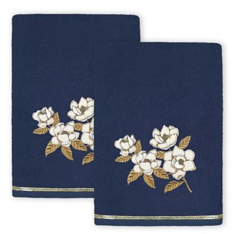 Linum Home Textiles Maggie 2 pc Embellished Bath Towel Set