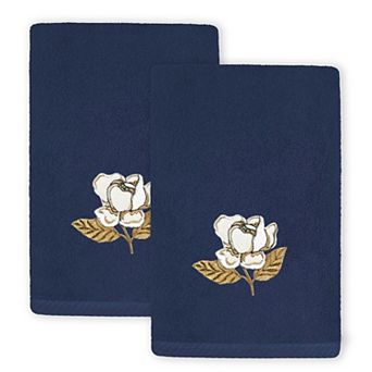 Linum Home Textiles Maggie 2 pc Embellished Fingertip Towel Set