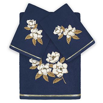 Linum Home Textiles Maggie 3 pc Embellished Bath & Hand Towels Set