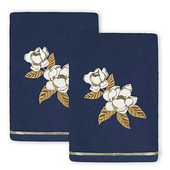 Linum Home Textiles Maggie 2 pc Embellished Hand Towel Set