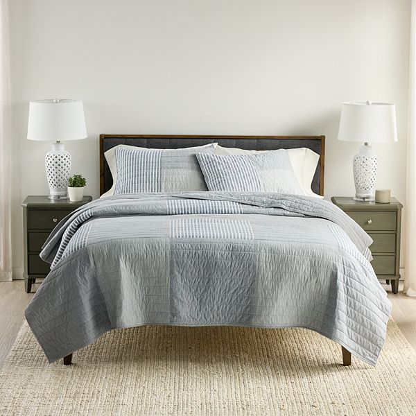 Sonoma Goods For Life® Leeds Patchwork Pieced Quilt or Sham - Leeds Patchwork (FULL/QUEEN)