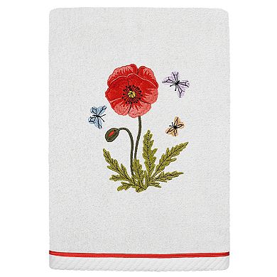 Linum Home Textiles Polly 3-piece Embellished Floral Towel Set