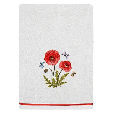 Linum Home Textiles Polly 3-piece Embellished Floral Towel Set