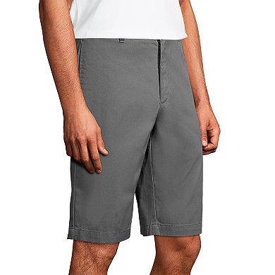 Men's Lands' End Plain Front Wrinkle-Resistant Chino Shorts