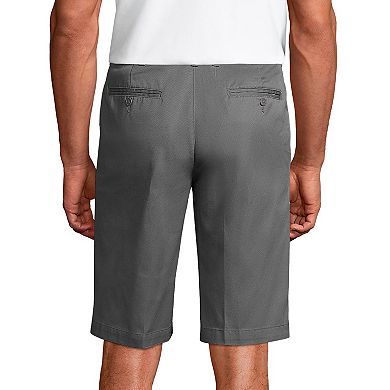 Men's Lands' End Plain Front Wrinkle-Resistant Chino Shorts