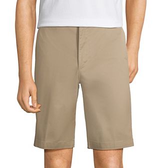 Men's Lands' End Plain Front Wrinkle-Resistant Chino Shorts
