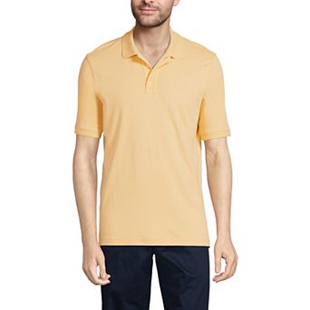 Men's Lands' End Short Sleeve Interlock Polo Shirt