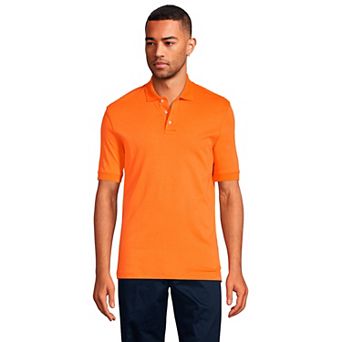 Men's Lands' End Short Sleeve Interlock Polo Shirt
