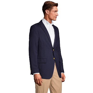 Men's Lands' End Tailored Fit Hopsack Blazer