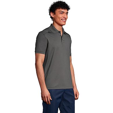 Men's Lands' End Short Sleeve Rapid Dry UPF 50 Polo Shirt