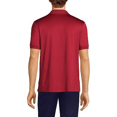 Men's Lands' End Short Sleeve Rapid Dry UPF 50 Polo Shirt