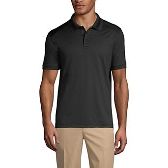 Men's Lands' End Short Sleeve Rapid Dry UPF 50 Polo Shirt