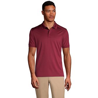Men's Lands' End Short Sleeve Rapid Dry UPF 50 Polo Shirt