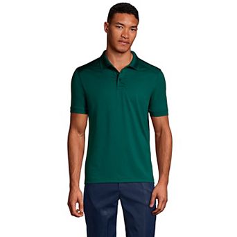 Men's Lands' End Short Sleeve Rapid Dry UPF 50 Polo Shirt