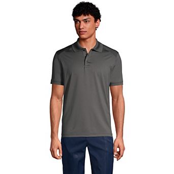 Men's Lands' End Short Sleeve Rapid Dry UPF 50 Polo Shirt