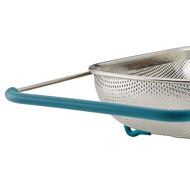 Rachael Ray® Over-the-Sink 4.5-Quart Stainless Steel Colander with Handles