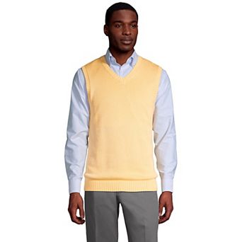 Men's Lands' End Cotton Modal Sweater Vest