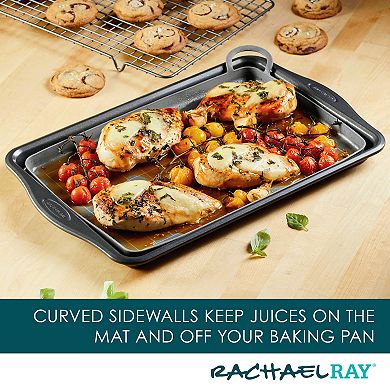 Rachael Ray® Silicone Nonstick 10-in. x 14.75-in. Roasting & Baking Mat