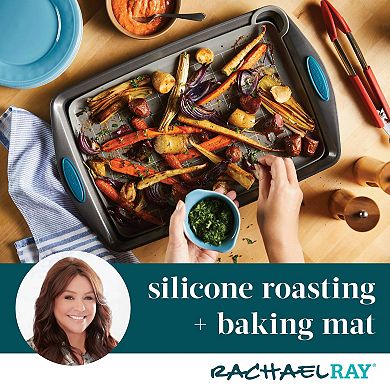 Rachael Ray® Silicone Nonstick 10-in. x 14.75-in. Roasting & Baking Mat