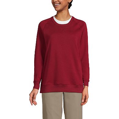 Adult Lands' End School Uniform Crewneck Sweatshirt