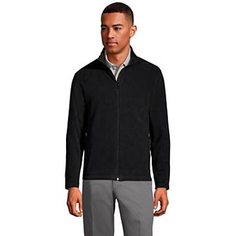 Men's Lands' End Full-Zip Mid-Weight Fleece Jacket