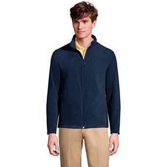 Men's Lands' End Full-Zip Mid-Weight Fleece Jacket