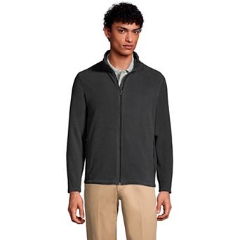 Men's Lands' End Full-Zip Mid-Weight Fleece Jacket
