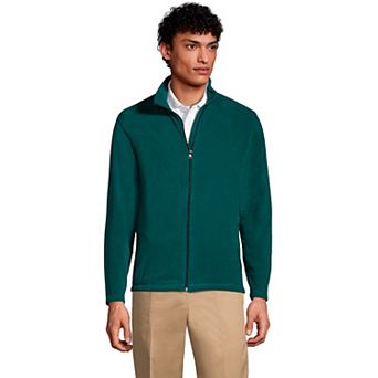 Men's Lands' End Full-Zip Mid-Weight Fleece Jacket