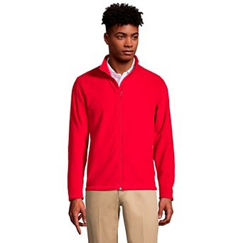 Men's Lands' End Full-Zip Mid-Weight Fleece Jacket