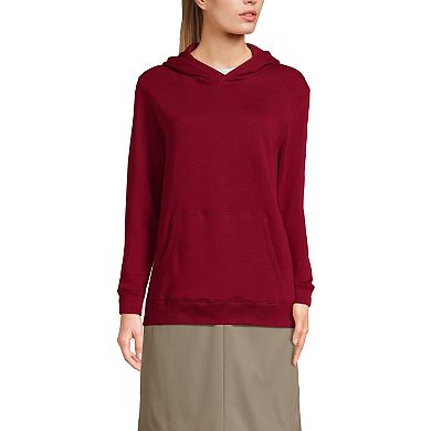 Adult Lands' End School Uniform Hooded Pullover Sweatshirt