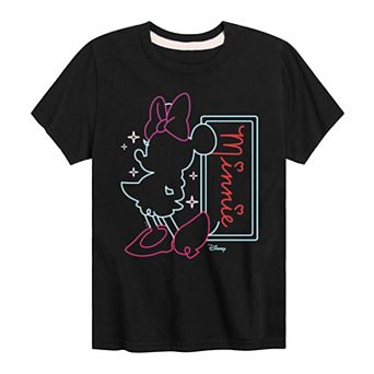 Disney's Minnie Mouse Boys 8-20 Neon Graphic Tee