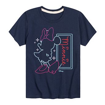 Disney's Minnie Mouse Boys 8-20 Neon Graphic Tee