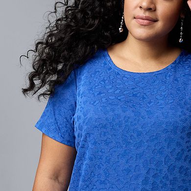 Plus Size Simply Vera Vera Wang Relaxed Core Tee