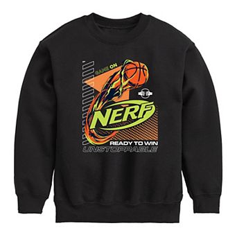 Boys 8-20 Nerf Unstoppable Basketball Fleece Sweatshirt