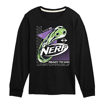 Boys 8-20 Nerf Unstoppable Soccer Long Sleeve Graphic Tee