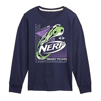 Boys 8-20 Nerf Unstoppable Soccer Long Sleeve Graphic Tee