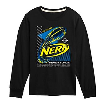 Boys 8-20 Nerf Unstoppable Football Long Sleeve Graphic Tee